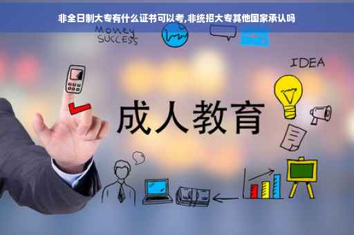 非全日制大专有什么证书可以考,非统招大专其他国家承认吗