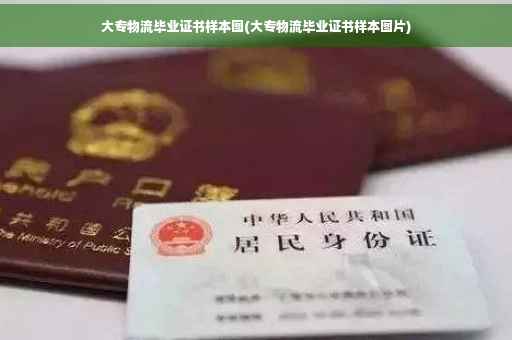大专物流毕业证书样本图(大专物流毕业证书样本图片)