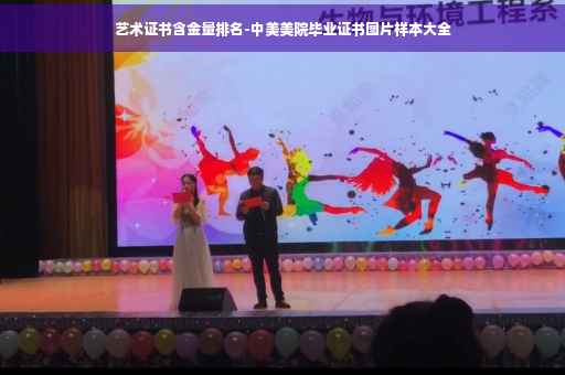 艺术证书含金量排名-中美美院毕业证书图片样本大全