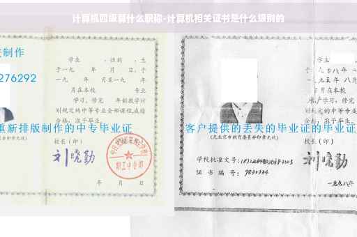 计算机四级算什么职称-计算机相关证书是什么级别的