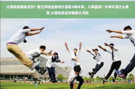 计算机有哪些证书？我们学校说要考计算机4级中级。几级最高？中级又是什么意思,计算机类证书国家认可的