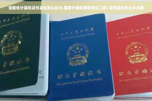 安徽省计算机证书丢失怎么补办,国家计算机等级考试二级C证书丢失怎么补办啊