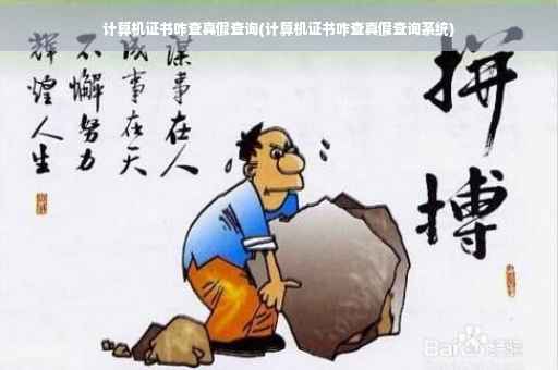 计算机证书咋查真假查询(计算机证书咋查真假查询系统)