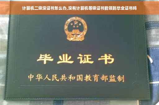 计算机二级没证书怎么办,没有计算机等级证书能领到毕业证书吗