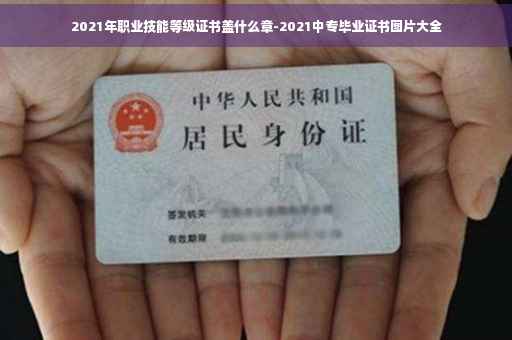 2021年职业技能等级证书盖什么章-2021中专毕业证书图片大全