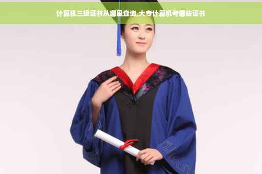 计算机三级证书从哪里查询,大专计算机考哪些证书