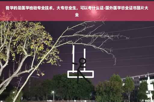 我学的是医学检验专业技术，大专毕业生，可以考什么证-国外医学毕业证书图片大全