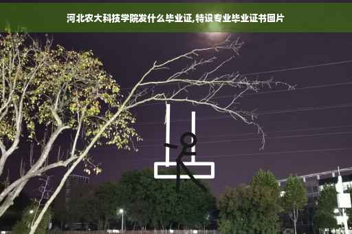 河北农大科技学院发什么毕业证,特设专业毕业证书图片