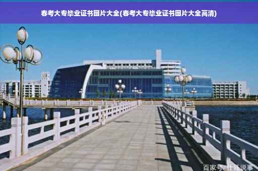 春考大专毕业证书图片大全(春考大专毕业证书图片大全高清)