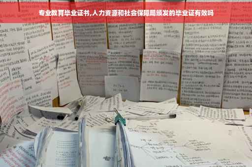 专业教育毕业证书,人力资源和社会保障局颁发的毕业证有效吗