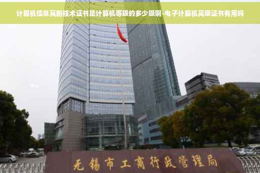 计算机信息高新技术证书是计算机等级的多少级啊-电子计算机高级证书有用吗