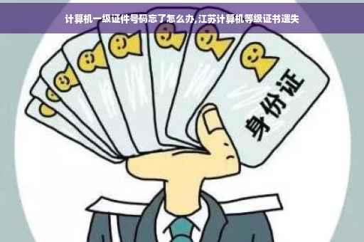 计算机一级证件号码忘了怎么办,江苏计算机等级证书遗失