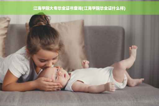江海学院大专毕业证书查询(江海学院毕业证什么样)