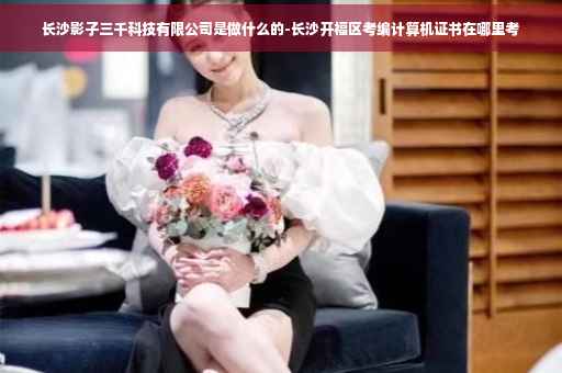长沙影子三千科技有限公司是做什么的-长沙开福区考编计算机证书在哪里考
