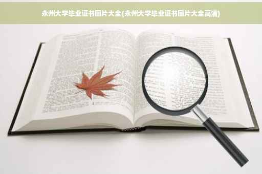 永州大学毕业证书图片大全(永州大学毕业证书图片大全高清)