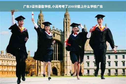 广东3证书录取学校,小高考考了230分能上什么学校广东 广东3证书录取学校,小高考考了230分能上什么学校广东
