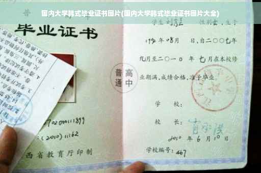 国内大学韩式毕业证书图片(国内大学韩式毕业证书图片大全)