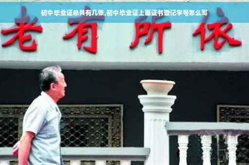 初中毕业证总共有几张,初中毕业证上面证书登记字号怎么写