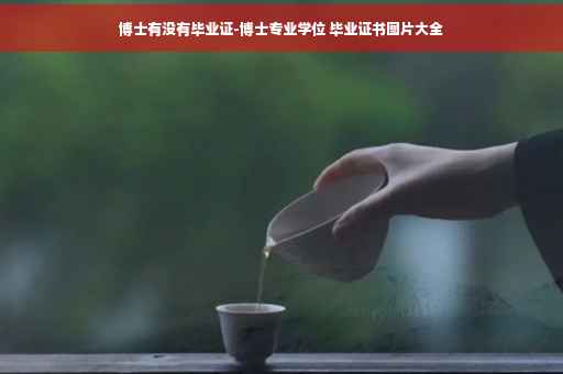 博士有没有毕业证-博士专业学位 毕业证书图片大全