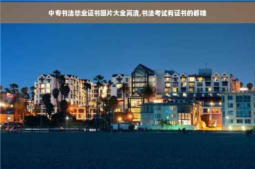 中专书法毕业证书图片大全高清,书法考试有证书的都啥