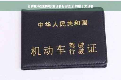 计算机专业四级职业证书有哪些,计算机十大证书