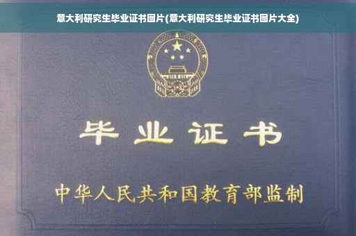 意大利研究生毕业证书图片(意大利研究生毕业证书图片大全)