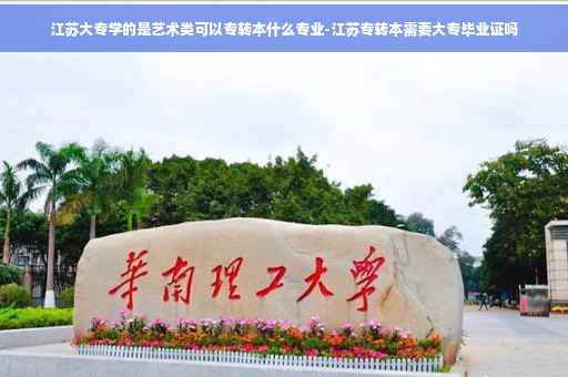 江苏大专学的是艺术类可以专转本什么专业-江苏专转本需要大专毕业证吗