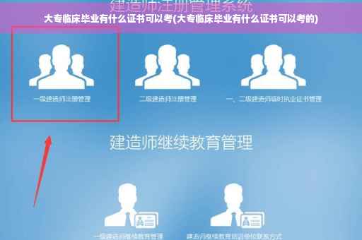 大专临床毕业有什么证书可以考(大专临床毕业有什么证书可以考的)