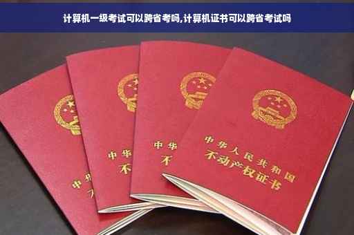 计算机一级考试可以跨省考吗,计算机证书可以跨省考试吗