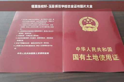哪里技校好-玉田师范学校毕业证书图片大全
