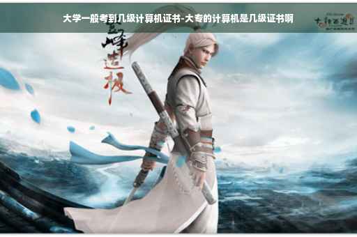 大学一般考到几级计算机证书-大专的计算机是几级证书啊