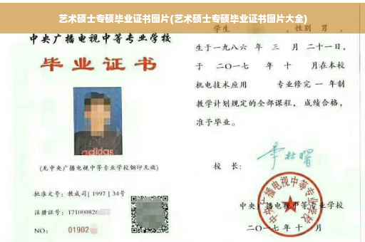 艺术硕士专硕毕业证书图片(艺术硕士专硕毕业证书图片大全)