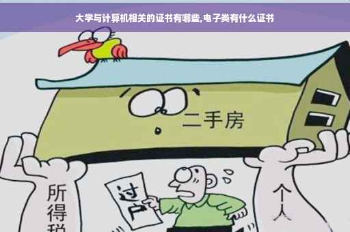 大学与计算机相关的证书有哪些,电子类有什么证书