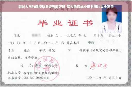 聊城大学的函授毕业证到底好吗-聊大函授毕业证书图片大全高清