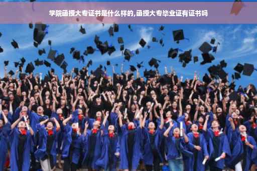 学院函授大专证书是什么样的,函授大专毕业证有证书吗