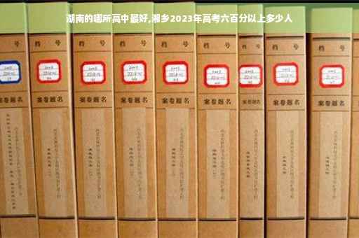湖南的哪所高中最好,湘乡2023年高考六百分以上多少人