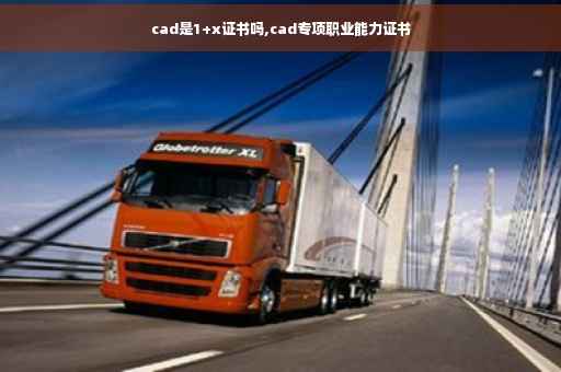 cad是1+x证书吗,cad专项职业能力证书