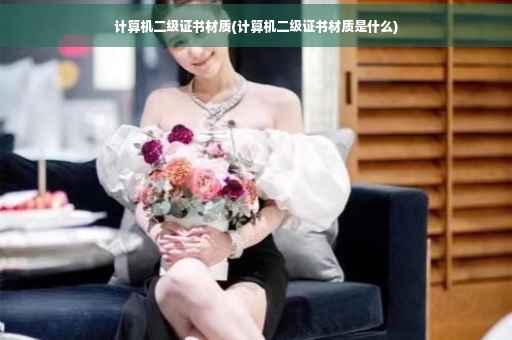计算机二级证书材质(计算机二级证书材质是什么)