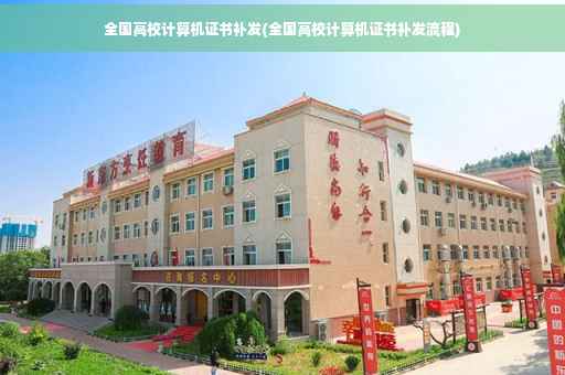 全国高校计算机证书补发(全国高校计算机证书补发流程)