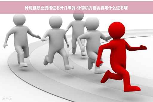 计算机职业资格证书分几级的-计算机方面需要考什么证书呢