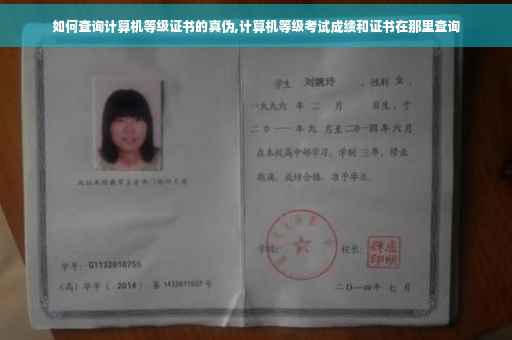如何查询计算机等级证书的真伪,计算机等级考试成绩和证书在那里查询