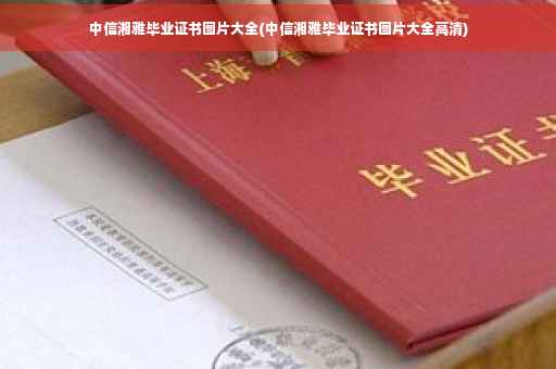 中信湘雅毕业证书图片大全(中信湘雅毕业证书图片大全高清)