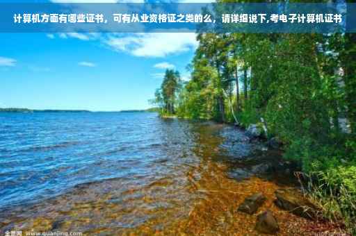 计算机方面有哪些证书，可有从业资格证之类的么，请详细说下,考电子计算机证书