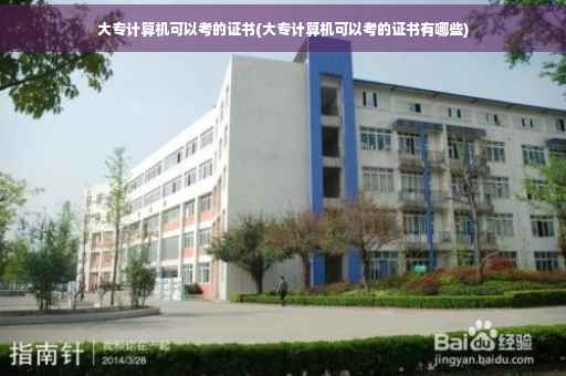 大专计算机可以考的证书(大专计算机可以考的证书有哪些)