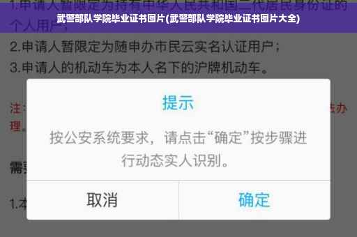 武警部队学院毕业证书图片(武警部队学院毕业证书图片大全)