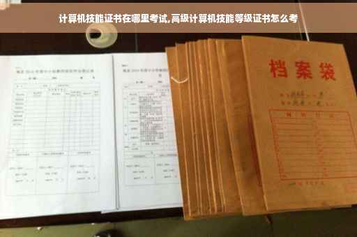 计算机技能证书在哪里考试,高级计算机技能等级证书怎么考