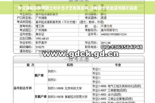 考汉语国际教育硕士对中华才艺有要求吗,汉教硕士毕业证书图片高清