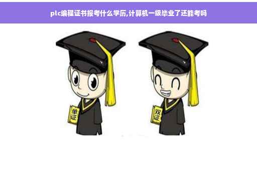 plc编程证书报考什么学历,计算机一级毕业了还能考吗