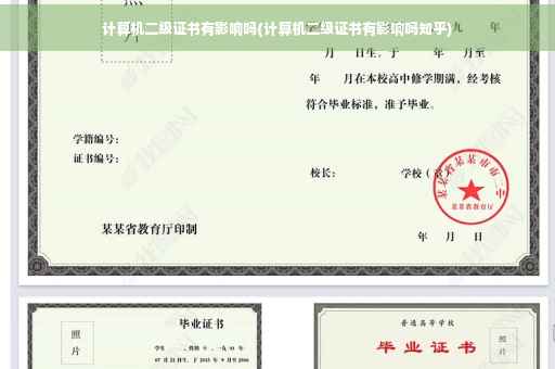 计算机二级证书有影响吗(计算机二级证书有影响吗知乎)