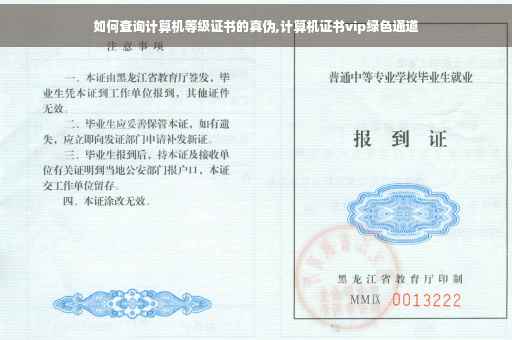 如何查询计算机等级证书的真伪,计算机证书vip绿色通道 如何查询计算机等级证书的真伪,计算机证书vip绿色通道